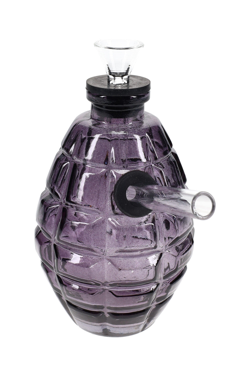 4.5" Colored Glass Grenade Water Pipe