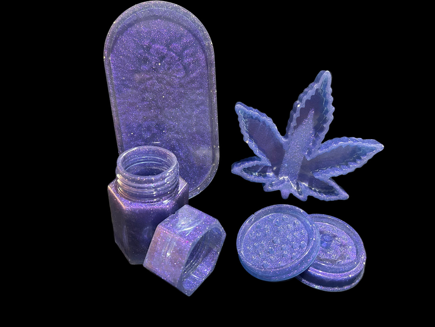 Purple Small Tray Set