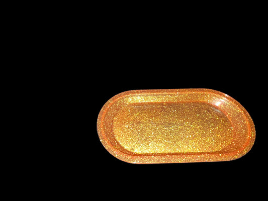 Gold Sparkle Angled Side